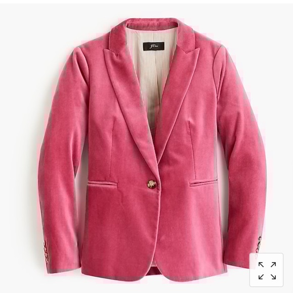 SOLD Parka Blazer in Velvet Dried Rose NWT rose🌹 - Picture 5 of 8